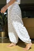 Made in Italy Harem Balloon Pant Peony White /35 = ~